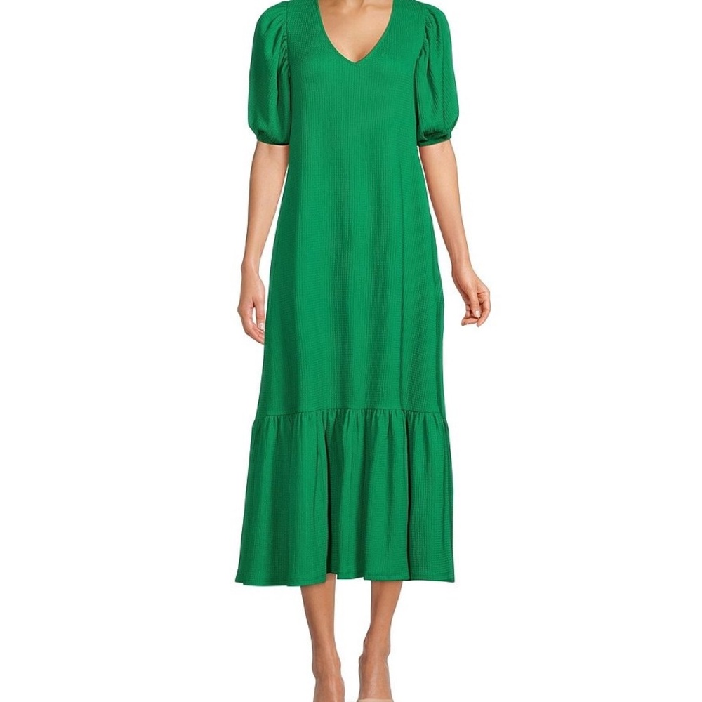 Gibson Latimer Green Maxi Dress